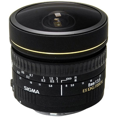 8mm f3.5 EX DG Fisheye Lens - Canon Fit