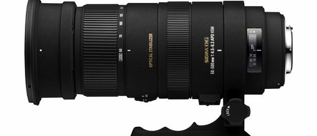 Sigma F4-6.3 APO DG HSM Optical Stabilised lens for Sony Full Frame and Digital APS-C SLR Cameras (50-500 mm)