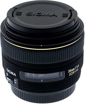 Lens for Canon EF - 30mm F1.4 EX DC HSM For DSLR