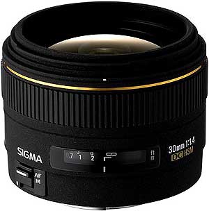 Lens for Nikon - 30mm F1.4 EX DC HSM For DSLR