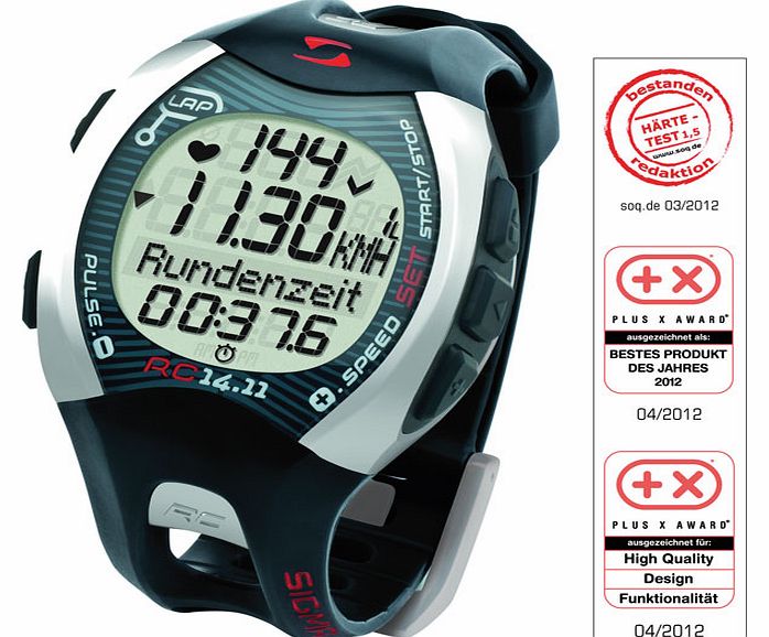 Sigma RC 14.11 Heart Rate Monitor - Grey 21410