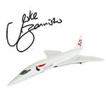 signed Concorde Captain Mike Bannister