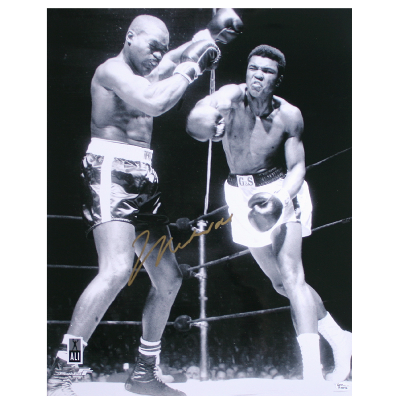 signed Muhammad Ali Poster: 1963 Fight of the Year