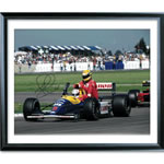 Signed Taxi For Senna Photo