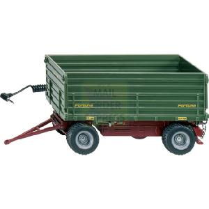 RC Two Sided Tipping Trailer With Storage Battery 1 32 Scale
