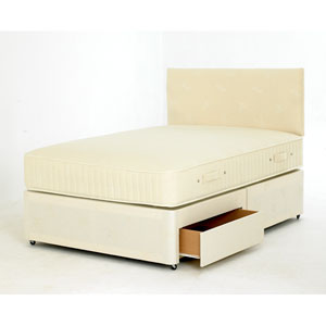 Silent-Dreams Galaxy 4FT Small Double Divan Bed