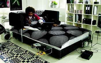 Silentnight Chill-Out - Double Bed Set in Charcoal