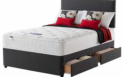 Silentnight Bowie Memory Double 4 Drawer Divan Bed