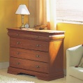 4-drawer wide chest