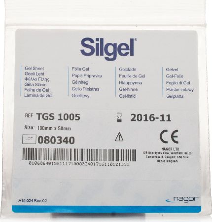 Silgel, 2102[^]0059379 Sheet Rectangular 10 x 5 cm