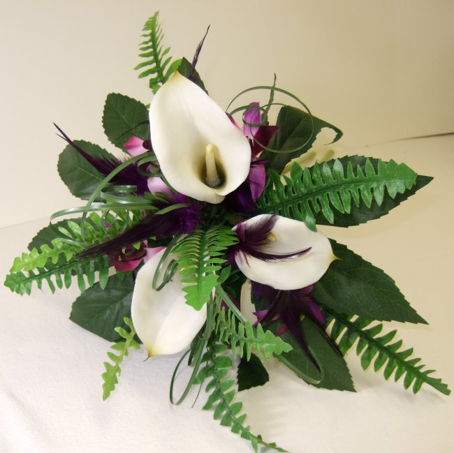 Calla Lily and Orchid Posy