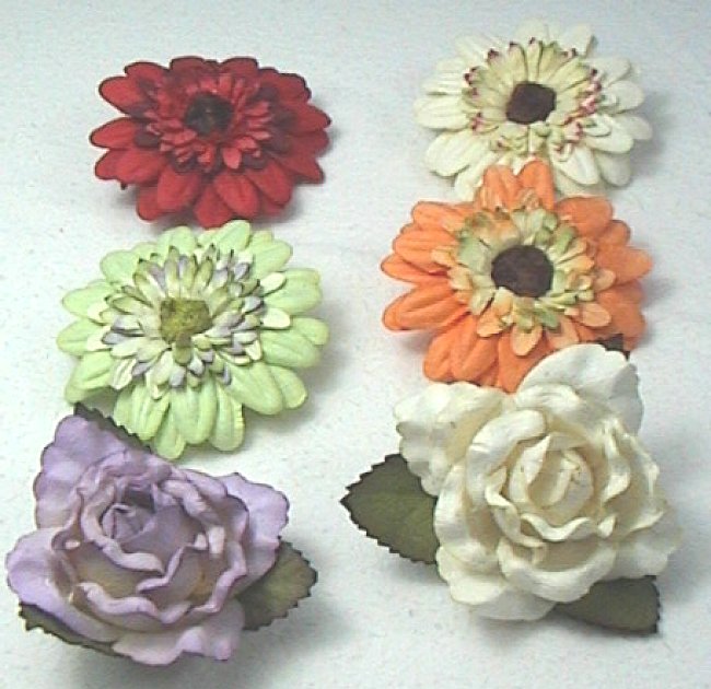 Flower Broches without Stem