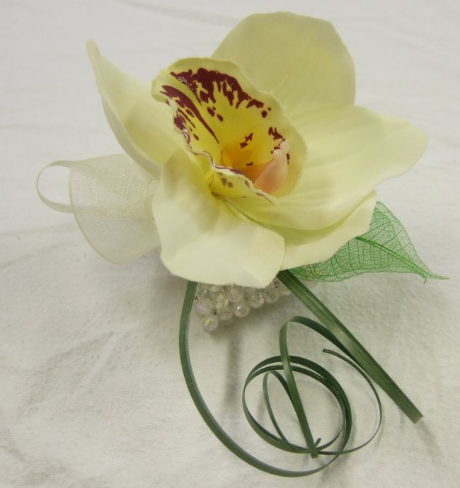 Orchid Wrist Corsage Single