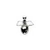 SILVER Acorn Leaves Navel Bar Attachment