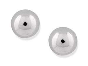 silver Ball Earrings - 3mm 060297