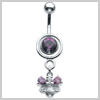 SILVER Bumble Bee Navel Bar Attachment