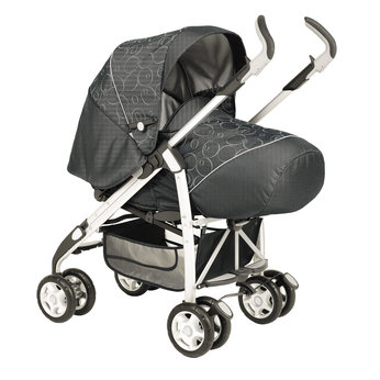 3D Pram System in Charcoal