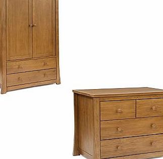 Canterbury Dresser  Wardrobe - Oak