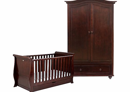 Silver Cross Dorchester Cotbed and Wardrobe Set,