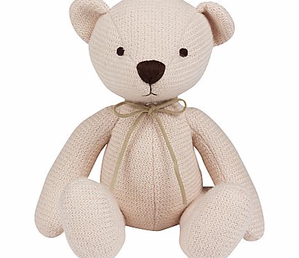 Silver Cross Timble Knitted Bear, Cream
