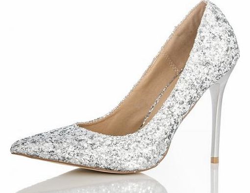 Glitter Pointed Toe Courts