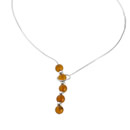 Necklace with Amber Beads