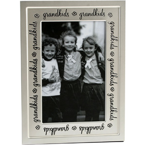 silver Plated Grandkids Photo Frame