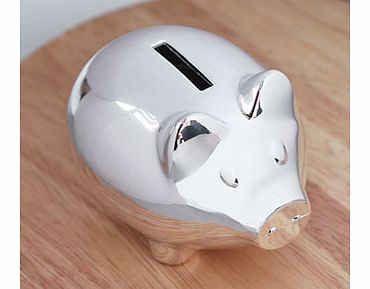 Plated Traditional Piggy Money Bank