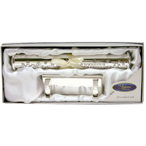 Silver Plated Wedding Certificate Holder
