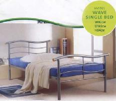 Silver Wave Bedstead. 3ft Single