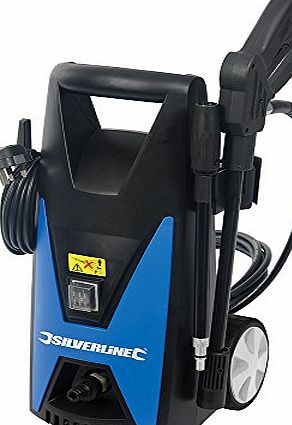 Silverline 102580 Pressure Washer Max 105 Bar, 1650 W