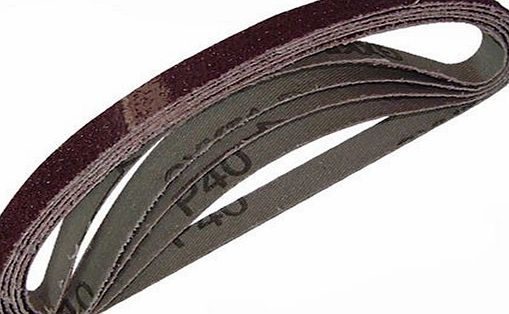 Silverline 950457 Sanding Belts, 13 x 457 mm - Set of 5