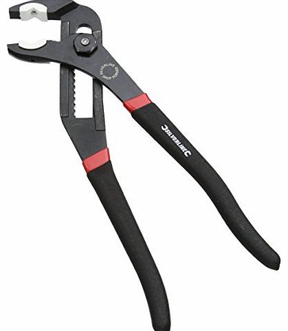 Silverline 595757 Quick Adjusting Soft-Jaw Pliers Length 280mm - Jaw 65mm