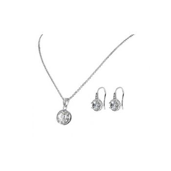 Pendant and Drop Earrings Set with Swarovski