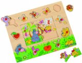 Disney My Friends Tigger and Pooh Wooden 2 in 1 Puzzle (24 pcs)