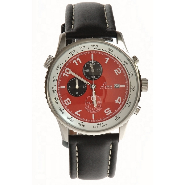 Red Mens Watch By Simon Carter