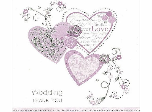 Simon Elvin 6 thank you wedding gift cards amp; envelopes