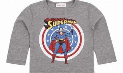 Superman T-shirt Heather grey `2 years,3