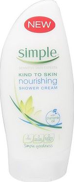Simple, 2041[^]10003384 Kind to Skin Nourishing Shower Cream
