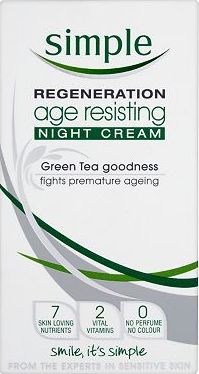 Simple, 2041[^]10016715 Regeneration Age Resisting Night Cream