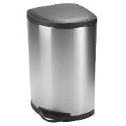 Simplehuman 38L corner bin with plastic lid