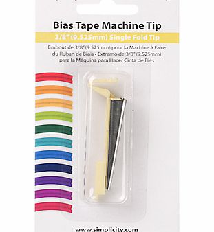 Simplicity Bias Tape Maker Single Fold Tip, 9.25