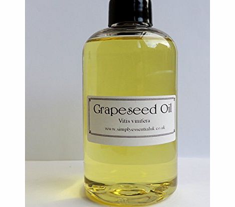 Simply essential 250ml Grapeseed oil - baby safe nut free oil aromatherapy massage carrier base