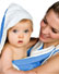 Simply Sewn Cuddledry Baby Bath Towel Blue