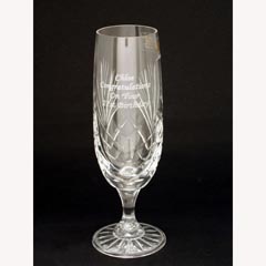 Single Crystal Champagne Flute