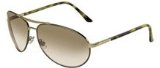 Gucci 1889/S Sunglasses L3D (DB) ANTIQUE GOLD/KHAKI (BROWNGREY SF) 64/14 Large