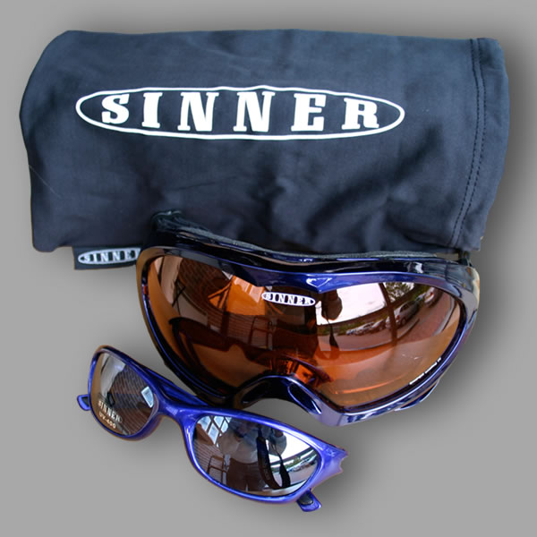 Ski Goggles and Sunglasses (blue)