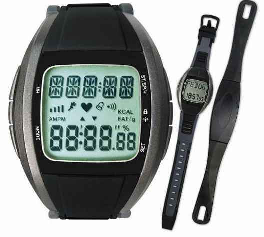 Sinokit Wireless Multi-Function Heart Rate Monitor Chest Strap Watch Fitness Belt Sport Calorie Fat Calculation 30 ~ 240 bpm Range