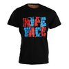 Hype Face T-Shirt (Black/Red/Blue)