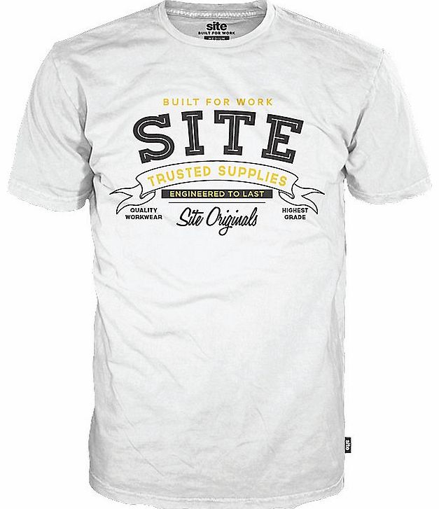 Site Addict T-Shirt White X Large 45-48`` Chest